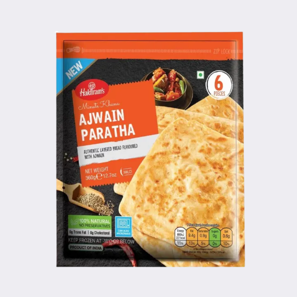 HALDIRAM AJWAIN PARATHA (5PCS)