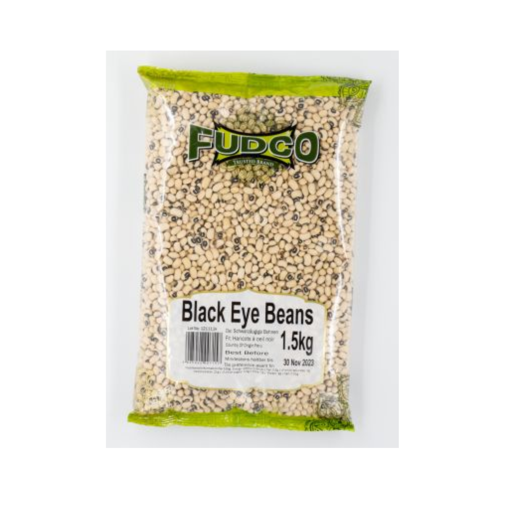 FUDCO BLACK EYE BEANS 1.5 KG