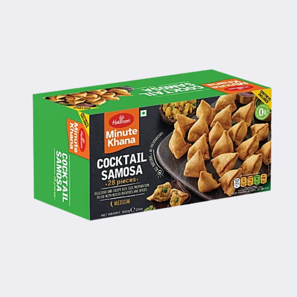 Haldirams Cocktail Samosa (28 PC)