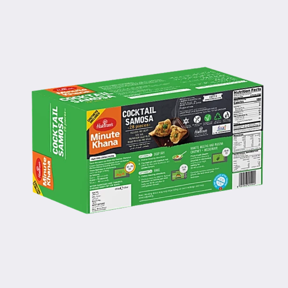 Haldirams Cocktail Samosa (28 PC) - Image 2
