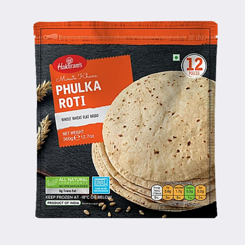 FULKA ROTI (12PCS)