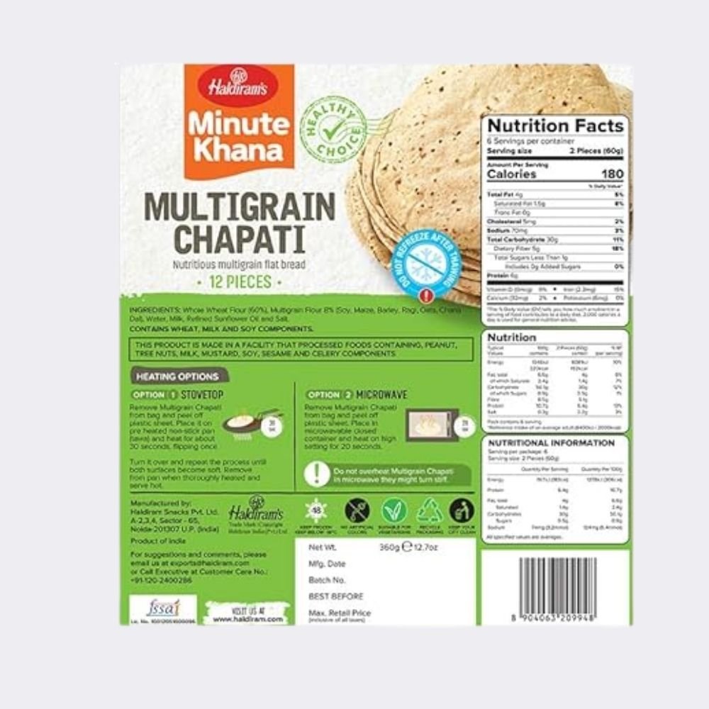Haldirams Multigrain Chapati - Image 2