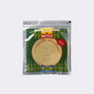 Natco Papadoms Black Pepper  (M)