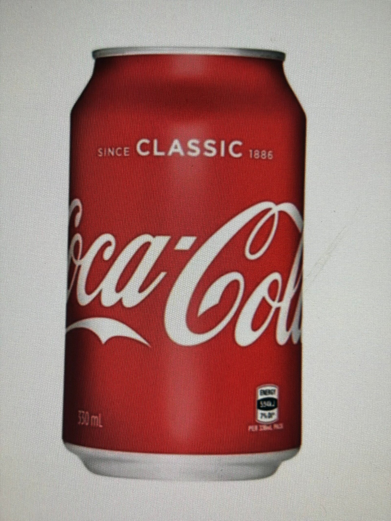 Coca cola (can)